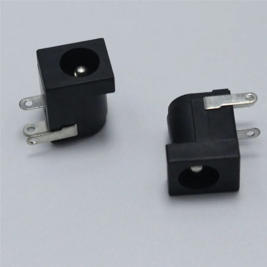 10PCS DC-005 5.5*2.5 / 5.5 x 2.5mm DC Power Socket Connector DC005 Panel Mounting Jack