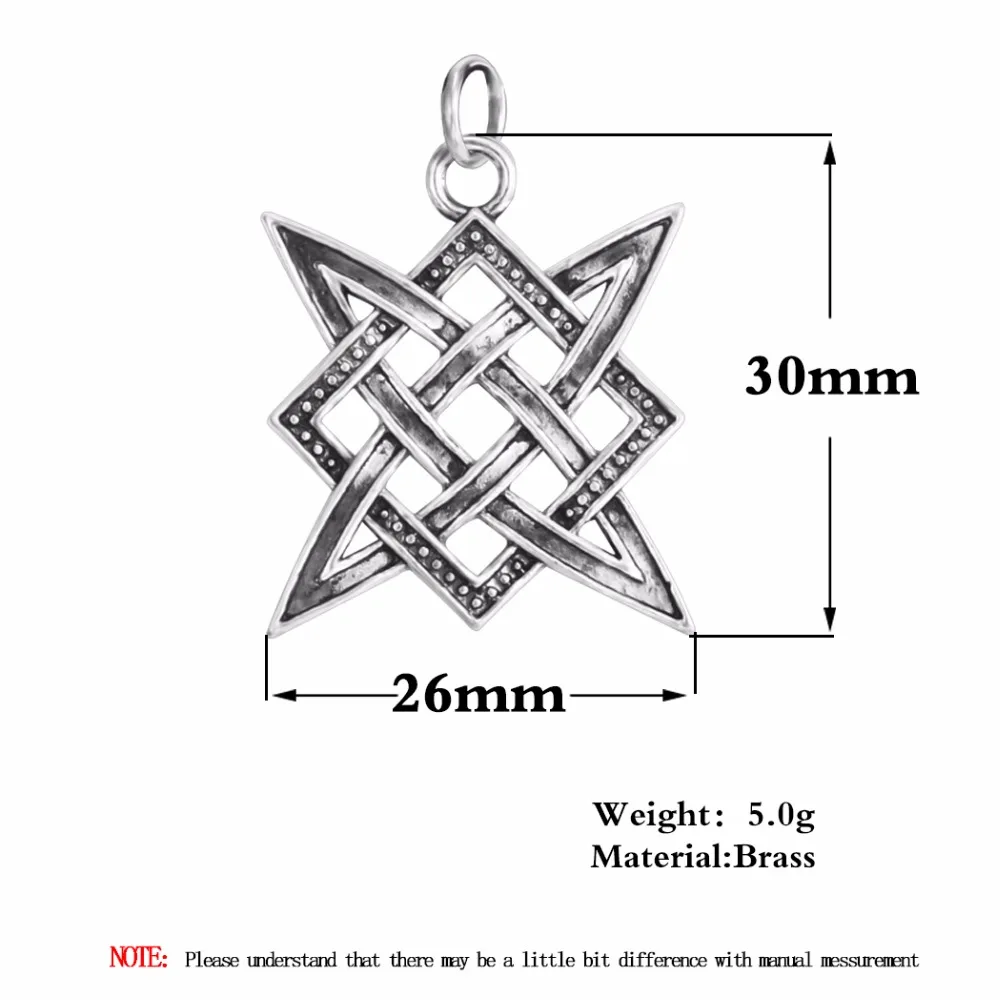 Kinitial 5pcs Antique Slavic Norway Valknut Viking Svarog Pendants Star Rus Amulet Charm Ancient Talisman Jewelry Fit Necklace