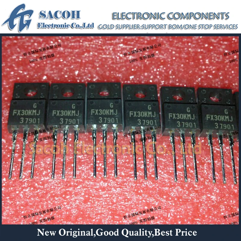 Refurbished Original 10Pcs/Lot FX30KMJ-3 FX30KMJ-03 OR FX30KMJ-06 FX30KMJ TO-220F 30A 150V P-Ch Power MOSFET Transistor