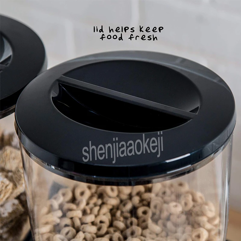 Double-head Food Dispenser Multifunctional Cereal ,Granola, Snacks And Pet Food Storage Tank Dry Food Dispenser 1PC
