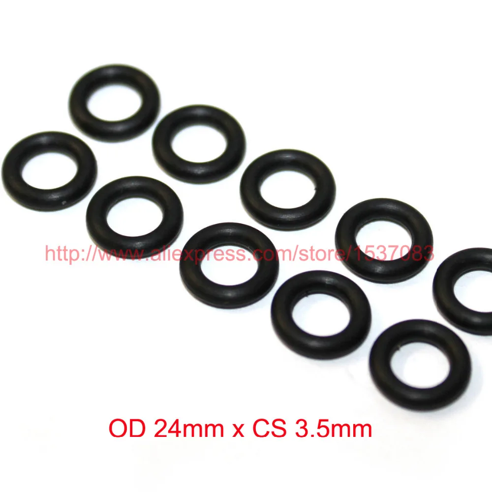 

OD 24mm x CS 3.5mm black NBR nitrile o ring o-ring oring sealing rubber cord