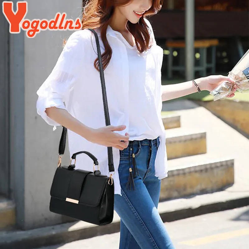 Yogodlns New Summer Fashion Women Bag Leather Handbags PU Shoulder Bag Small Flap Crossbody Bags for Women Luxury Lady Purse