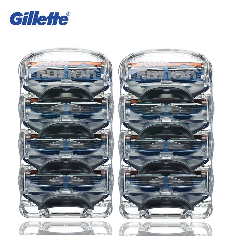 Lame de rasoir originale Gillette Fusion lames de rasage marque rasage rasoir lames de rasoir lames de rasage pour rasage rasoir 8 pièces