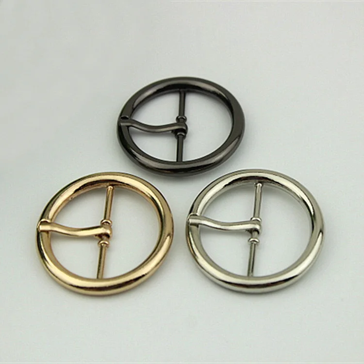 4pcs round belt buckle Adjustable buckle pin buckle belt 1.2'' 3.1 cm  hardware accessories bag Shoes Coat belt DIY buckles