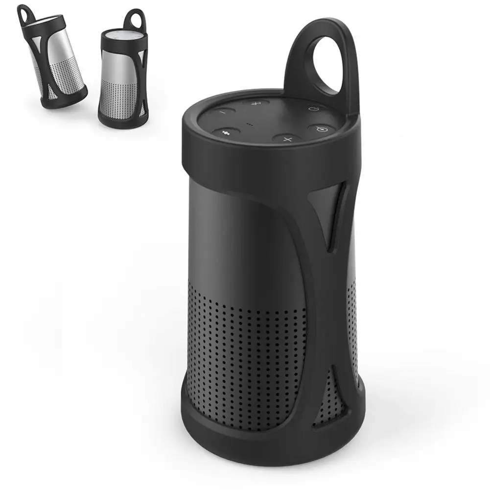 Caso de silicone capa protetora para bose soundlink revolve protetor hosuing capa sem fio bluetooth alto-falante acessórios escudo