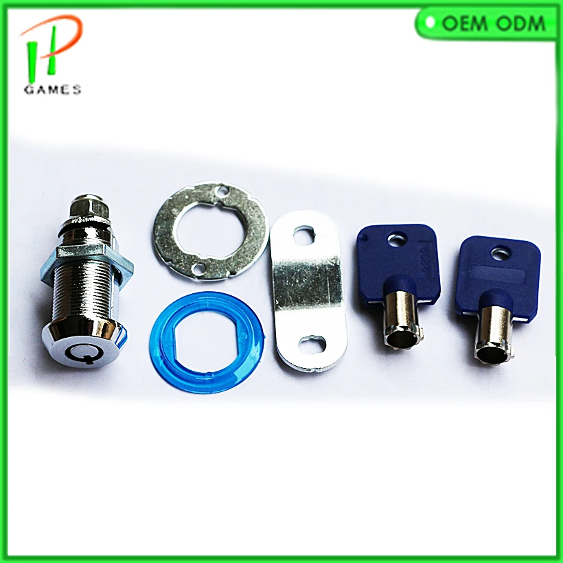 1pcs Zinc Alloy Cam Lock with 2 pcs key can for drawer or arcade cabinet 3 size for choose