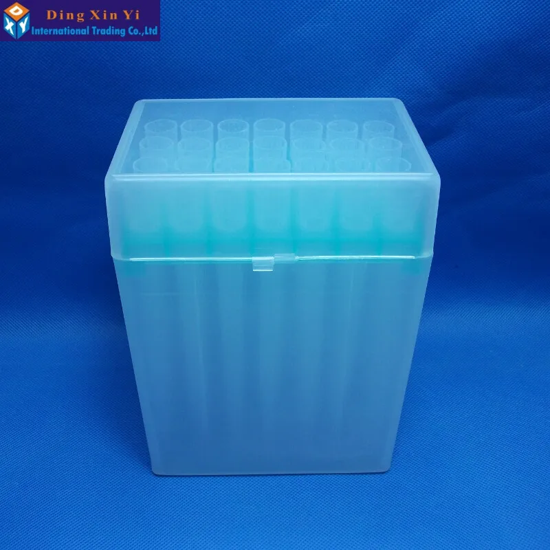 Plastic Pipette box 28vents box + 28pcs 5000ul 5ml pipette tips for Dragonlab pipettors