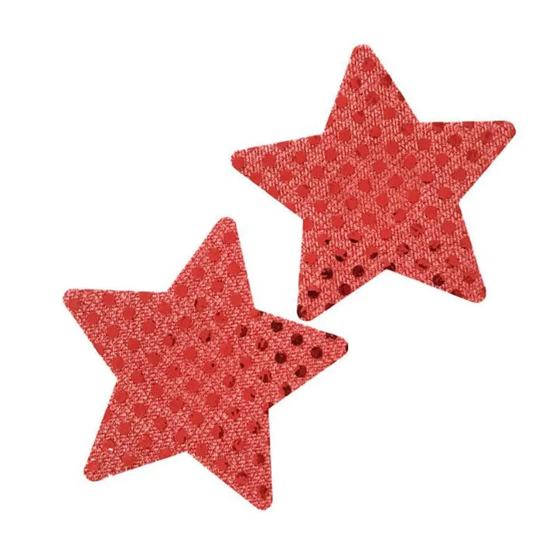 50 Paren/partij Vrouwen Tepel Cover Sexy Pailletten Star Nipple Cover Wegwerp Charm Pasties Zelfklevende Borst Bloemblaadjes