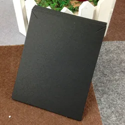 Wholesale 100Pcs Black Paper Cards 10x8cm Cardboard Jewelry Card Necklace Display Packaging Cards Square Earrings Card