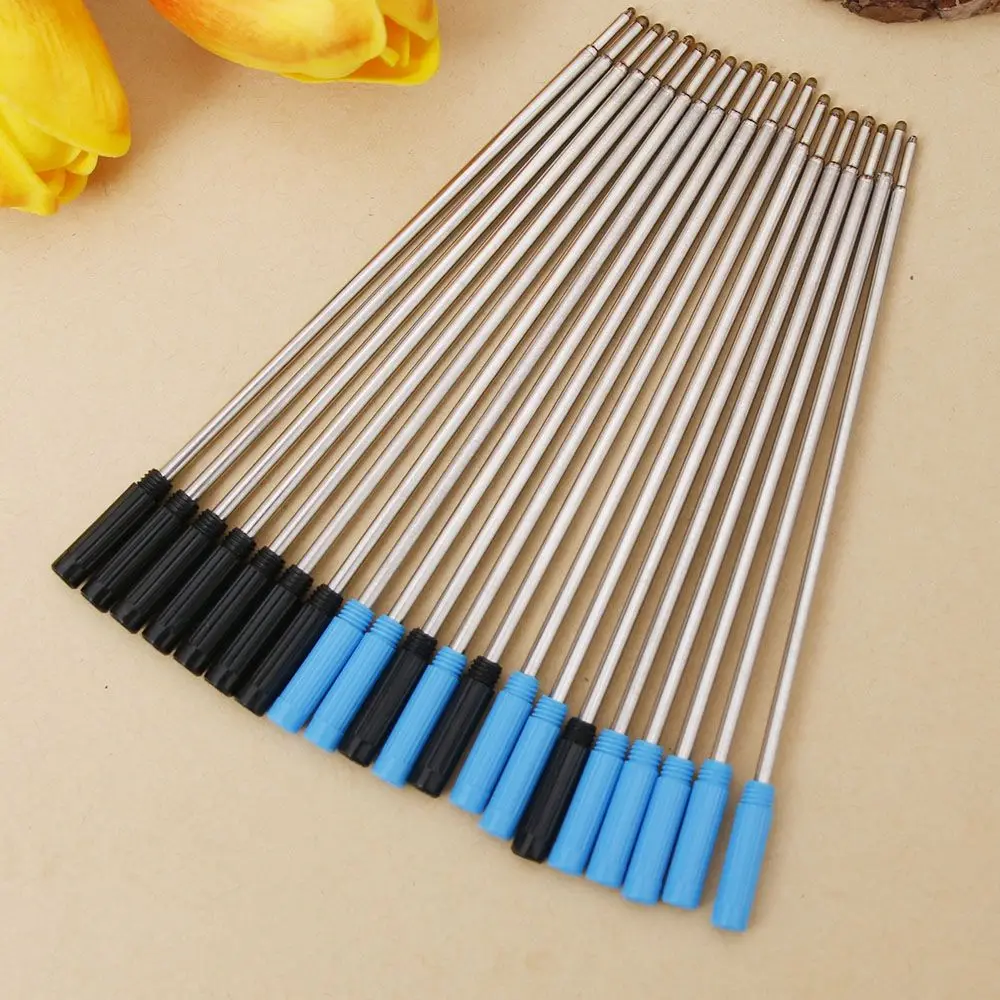 Limit shows 10Pcs High Quality cross Style Ballpoint Pen ink Refills suit - black and Blue Useful