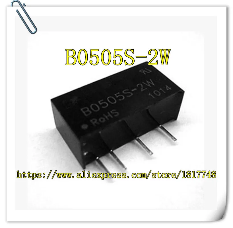 10PCS New original B0505S-2WR2 B0505S-2W B0505S 2w DC-DC isolated power supply