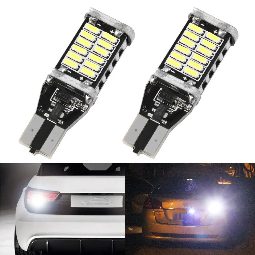 

2PCS High Power 9W T15 W16W 30 4014 SMD LEDs LED Light Car Styling Canbus Turn Singal Brake Stop Light Bulb Lamp 12V 24V