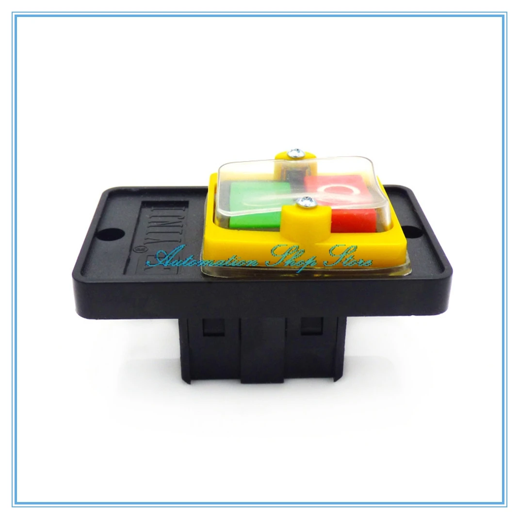 AC220V/380V 10A ON OFF 3 Phase Plastic Power Start Switch KAO-5M 50HZ/60HZ Waterproof Push Button Switch