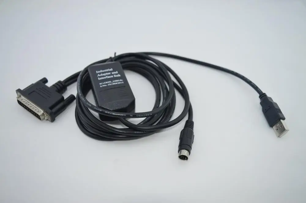 USB-SC09 Programming cable for MELSEC-FX PLC (FX1N/2N/3S/3G/3U) and A series,HAVE IN STOCK