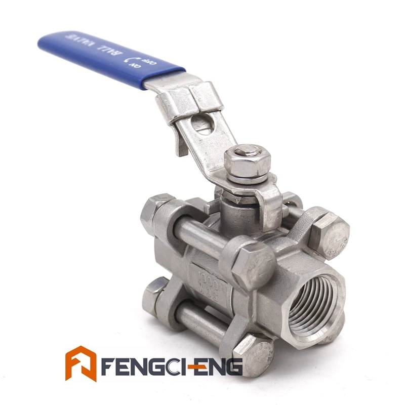 3 Piece Ball Valve - 1/2\