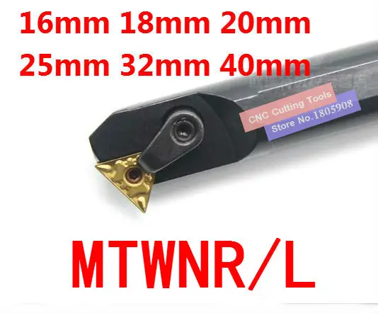 

1PCS S16Q-MTWNR16/S16Q-MTWNL16/S20R-MTWNR16/S20R-MTWNL16/S25S-MTWNR16/S25S-MTWNL16/S32T-MTWNR16 S40T cnc lathe Turning tools