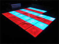 2pcs/lot 720pcs leds acrylic dance floor rgb dmx stage wedding party led dance floor led ip65 led dancing floor dj lighting