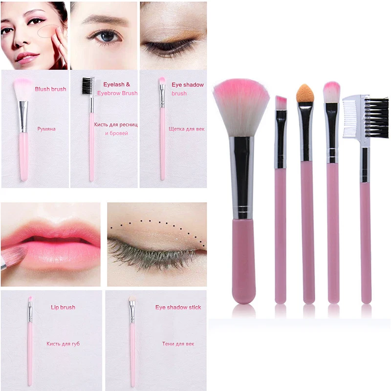 Make-up Pinsel Set Puder Lidschatten Wimpern Schönheit Wange Farbe Rouge Pinsel Set heißes kosmetisches Werkzeug weiblich billig
