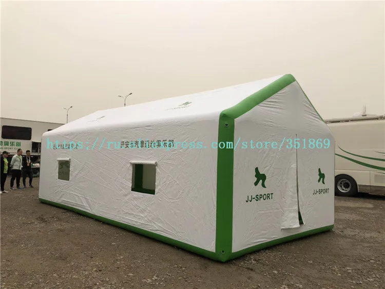 

Factory customized direct selling outdoor large PVC inflatable air-proof tent, large PVC inflatable mobile tent.