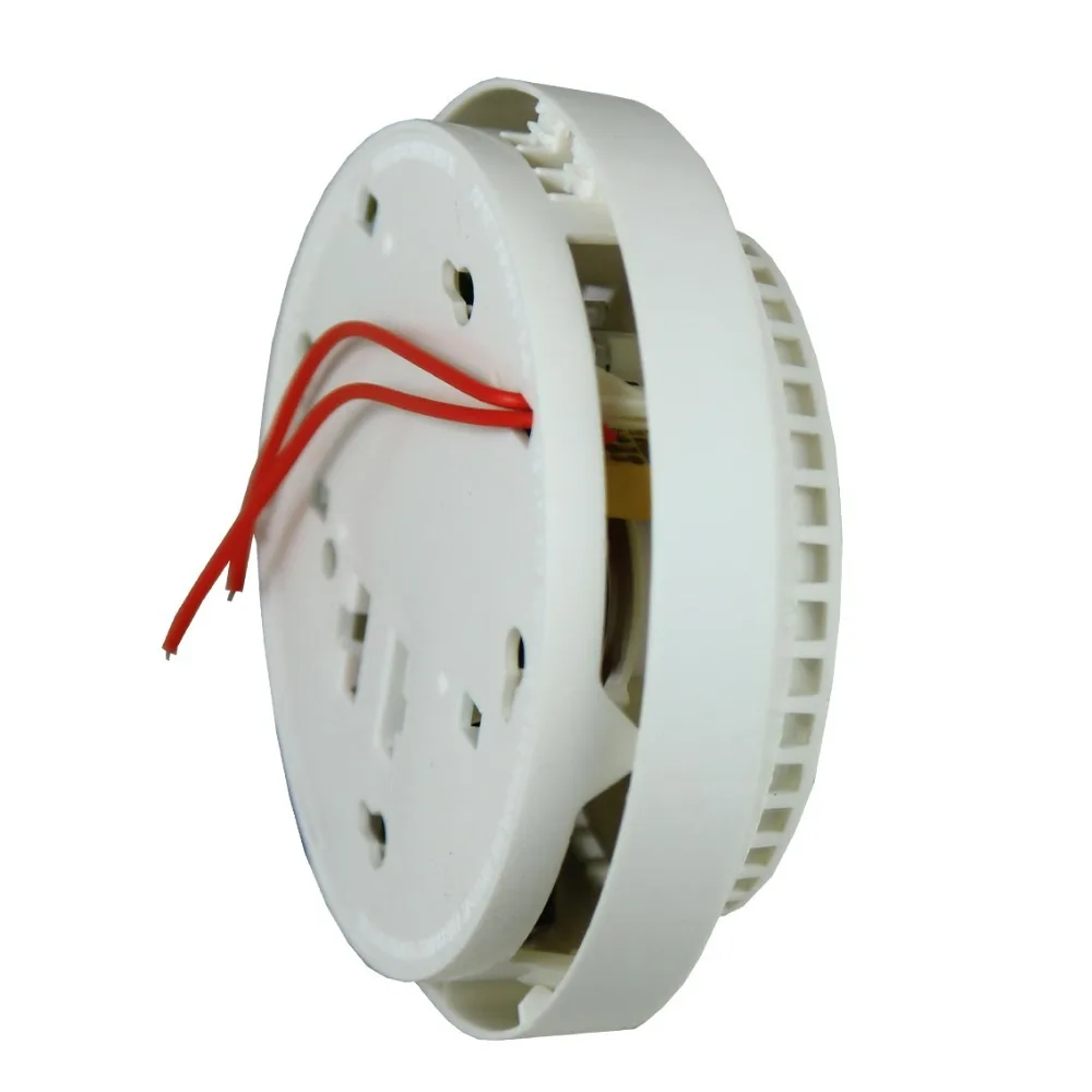 (4pcs) 2020 New Dual-voltage smoke detector 9V battery operated with 220V Safearmed Security Factory Fire Alarm
