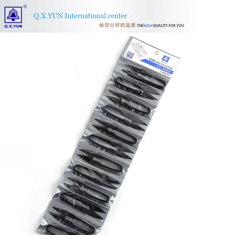 Q.X.YUN HIGH QUALITY Yarn scissors TC-805B thread clips Plastic handle scissors