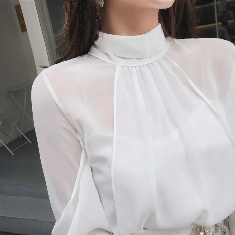 Blusa de manga comprida feminina e cintura alta bordado beading conjunto de saia de 2 peças, moda passarela branca, mais novo, 2022