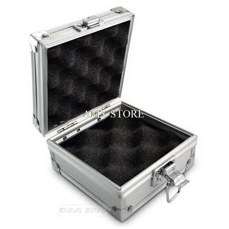 

Pro Aluminium Tattoo Machine Foam Paded Box Case for Storage Display Machine Gun