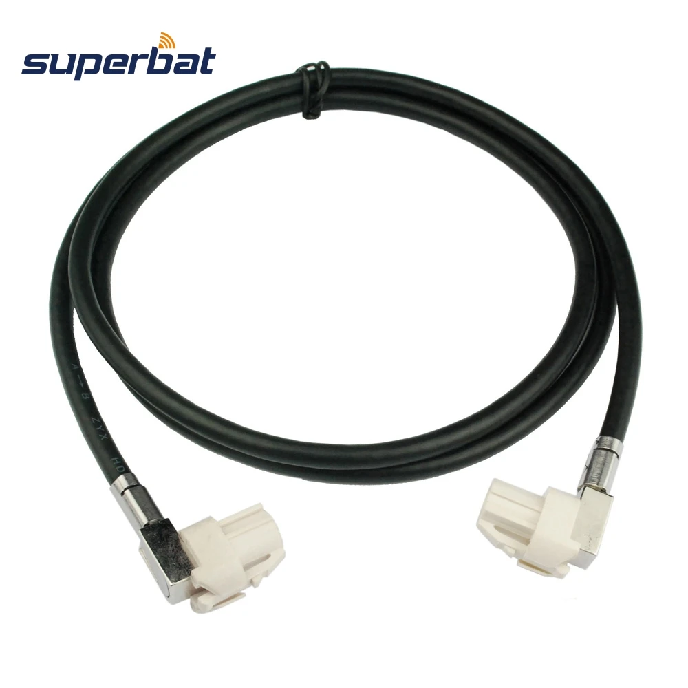 Superbat HSD LVDS Cable Assembly Fakra B Code Right Angle Female to B Code Right Angle JacK Dacar 535 4-Core 100ohm