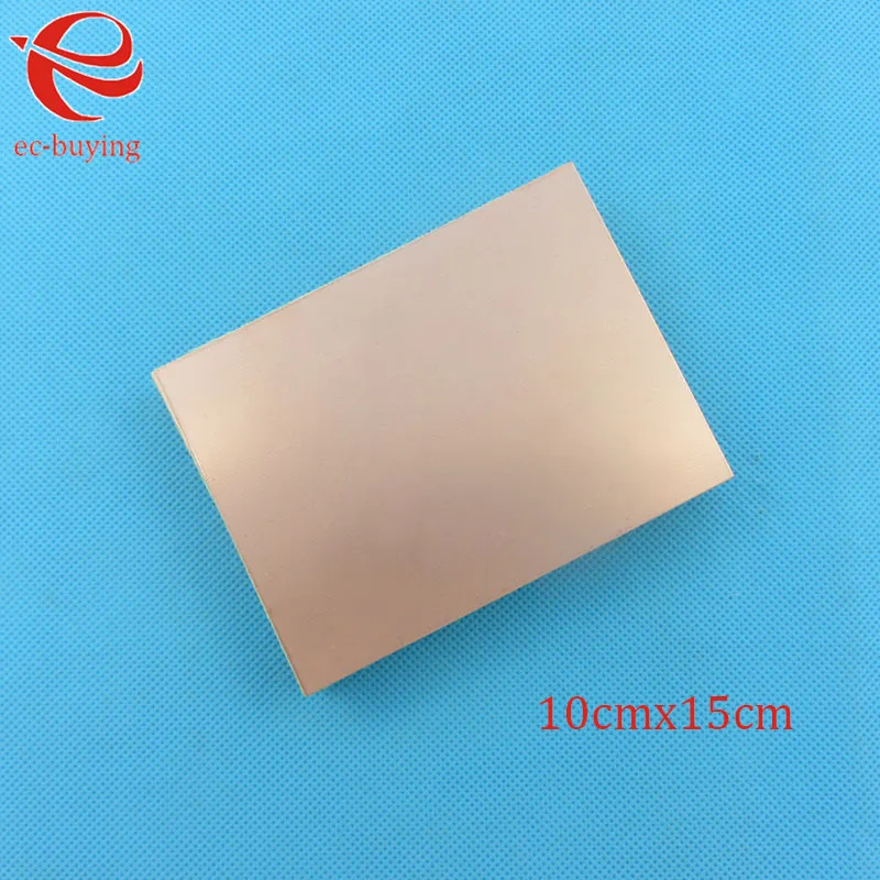 Copper Clad Laminate One Single Side Plate CCL 10x15cm 1.4mm Bakelite Universal Board Practice PCB DIY Kit 100*150*1.4mm