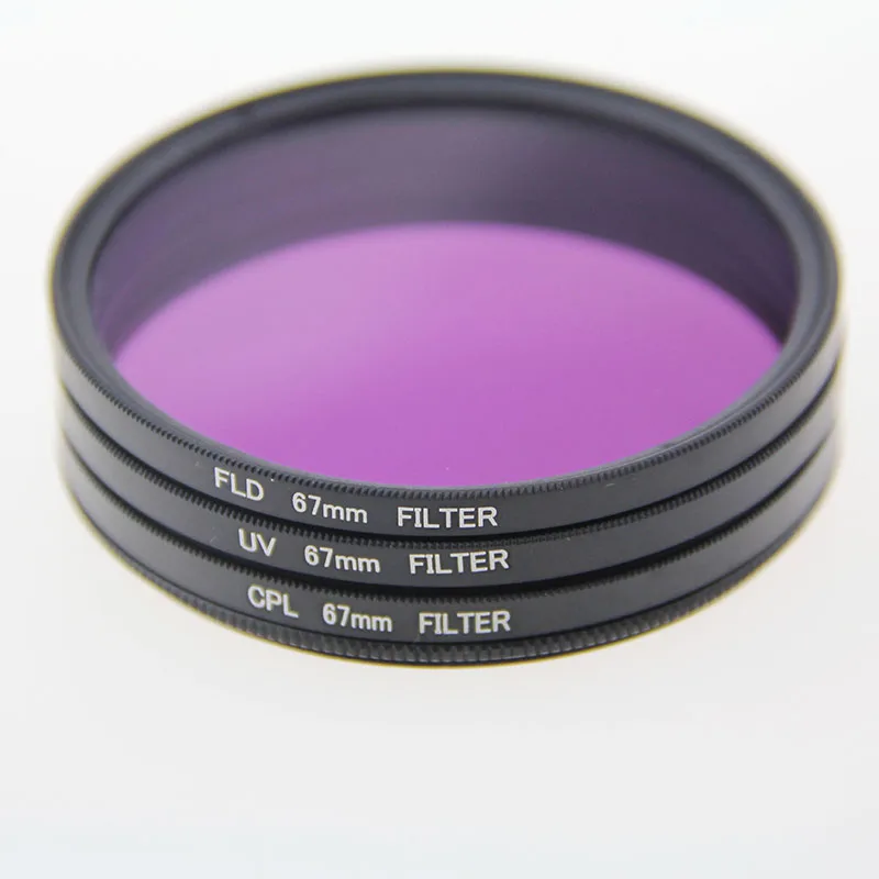Uv fld cplバッグフィルターセットレンズ保護49/52/55/58/62/67/72/77mm,Canon,eBos,Nikon,Sony,Paxカメラ用650d,550d,1100d,d5100 d