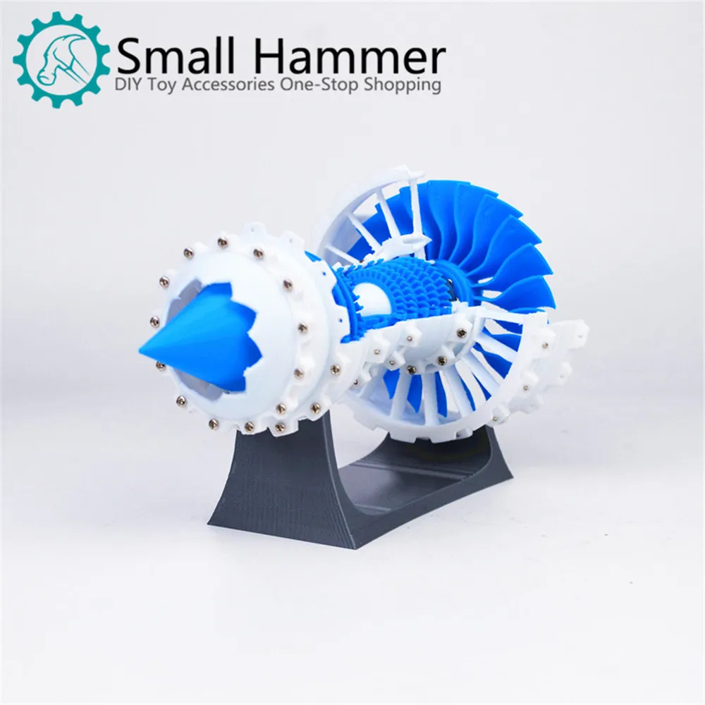 Aero Engine Turbo Fan Engine Model Air Engine Model Electric 3D Printer