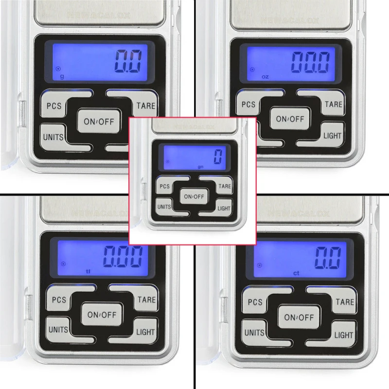 Mini Portable Pocket 500g x 0.1g Digital Scale for Gold Sterling Jewelry  Scales Balance Gram Electronic Scales