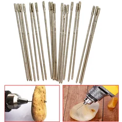 20pcs/lot 1mm Shank Drill Bit Set Diamond Sand Hole Saw Cutter Drill Bits for Jade Stone Jewelry Ceramic Glass Power Tools