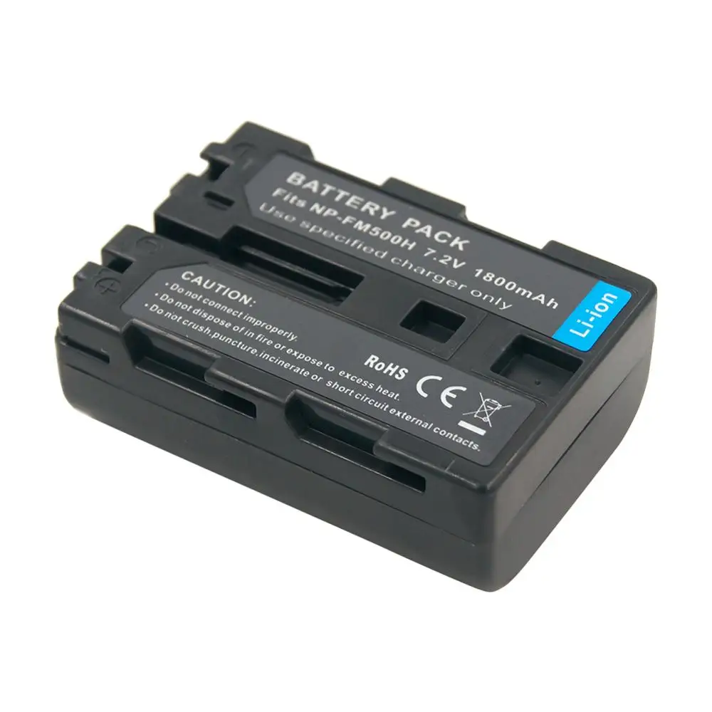 NP-FM500H NPFM500H NP FM500H 1800mAh Rechargeable Camera Battery for Sony A57 A58 A77 A200 A300 A500 A580 A550 A350 A700 A850
