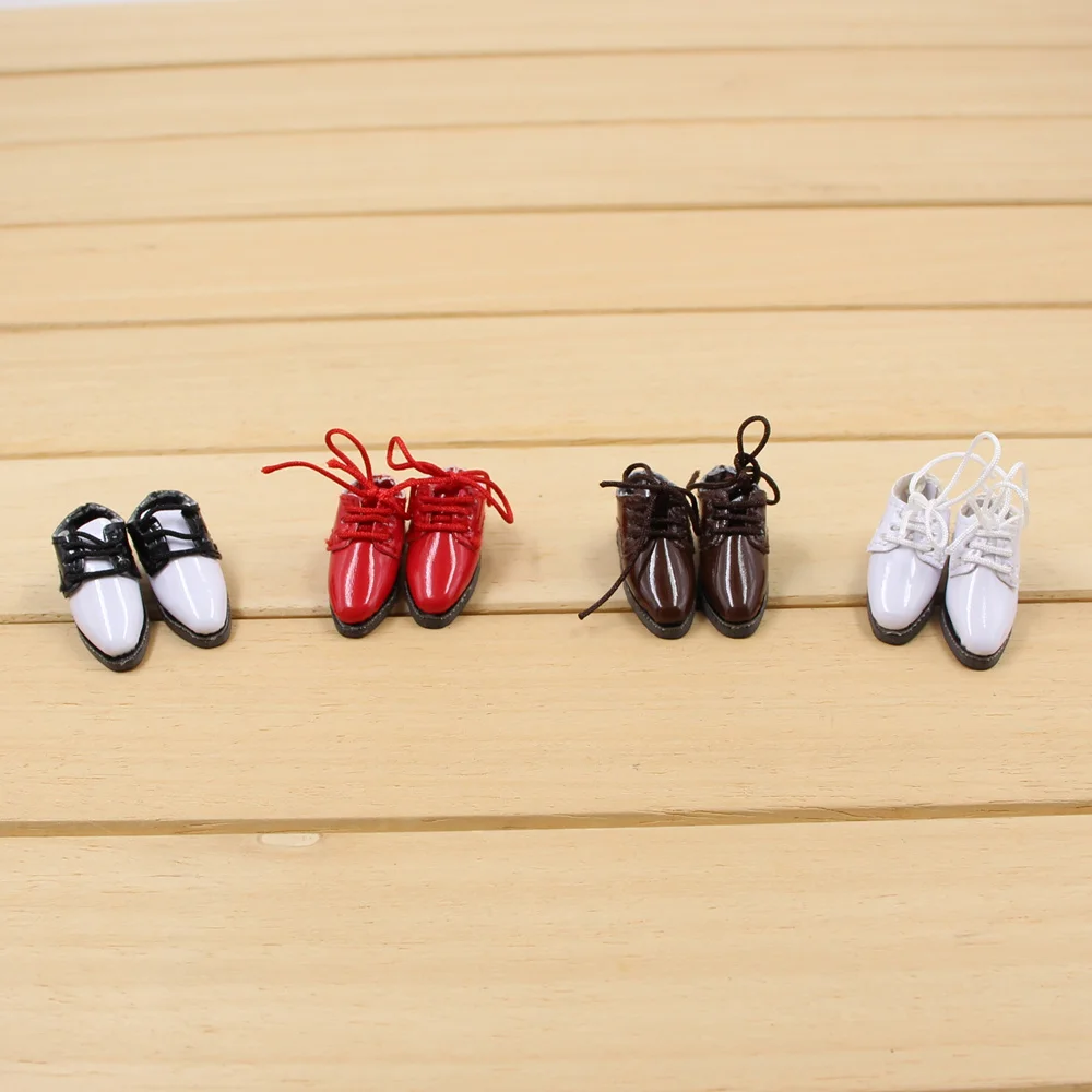 

ICY DBS Blyth Doll Accessories 1/6 Four-color gloss 3.3cm F&D professional design BJD gift leather shoes