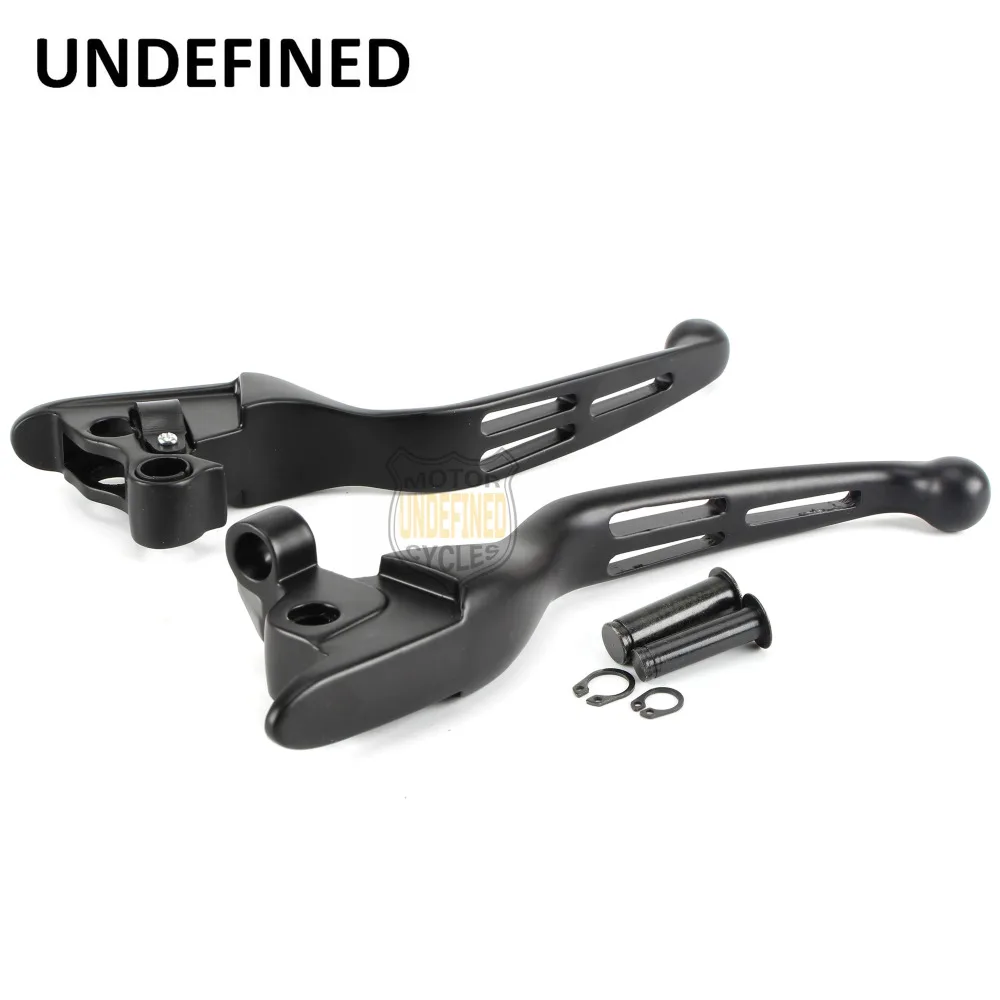 Motorcycle Handlebar Brake Clutch Lever Hollow Out Black For Harley Touring Road King Street Glide FLHR FLHT Trike 2008-2013