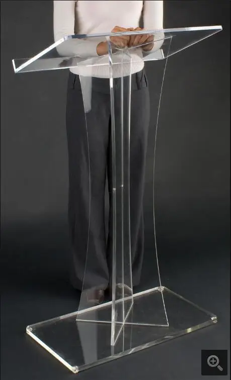 

Reception desk Acrylic Conference Podium Clear Speaker's Lectern Plexiglass Pulpit acrylic lectern table Acrylic Podium Lectern