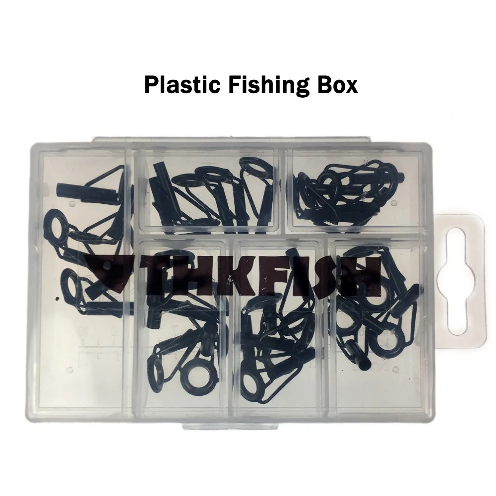 30pcs 3.0mm-4.5mm Sea Fishing Pole Rod Tip Tops Repair Kit Black Nickel Plated Ceramic Ring Spinning Casting Fising Rod Tips