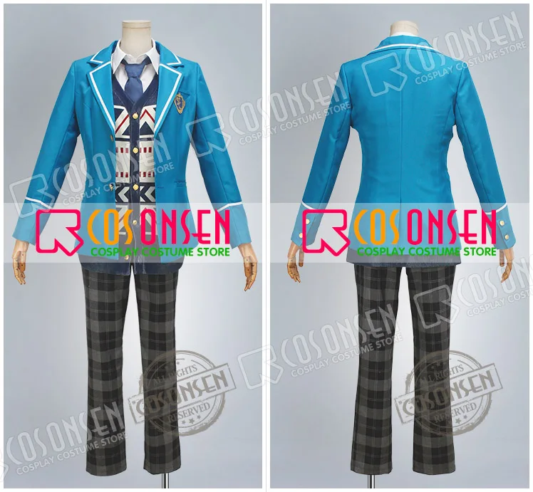 COSPLAYONSEN Ensemble Stars Yumenosaki Private Academy Makoto Yuuki Uniform Cosplay Costume New