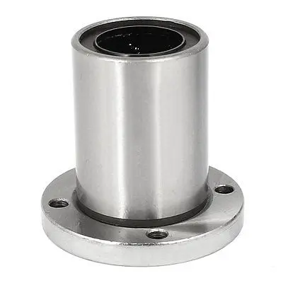 LMF25UU 25mm Inner Dia Round Flange Mounted Linear Ball Bearing Bushing