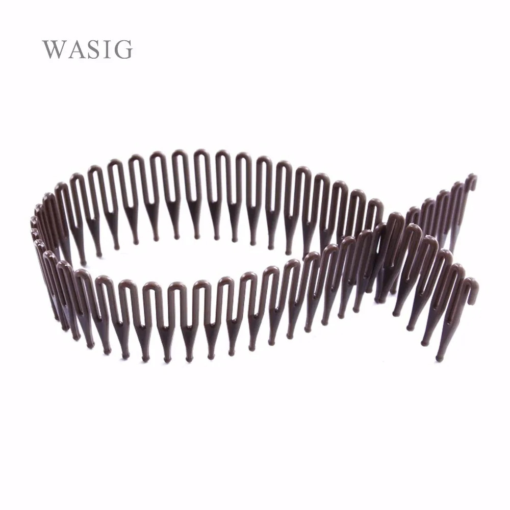 12 Pcs PVC Short Wing Comb Invisible Hair Clips For Wig/Broken Hair /Lace Glueless Wig Clips Can Be Cutted Into Pieces