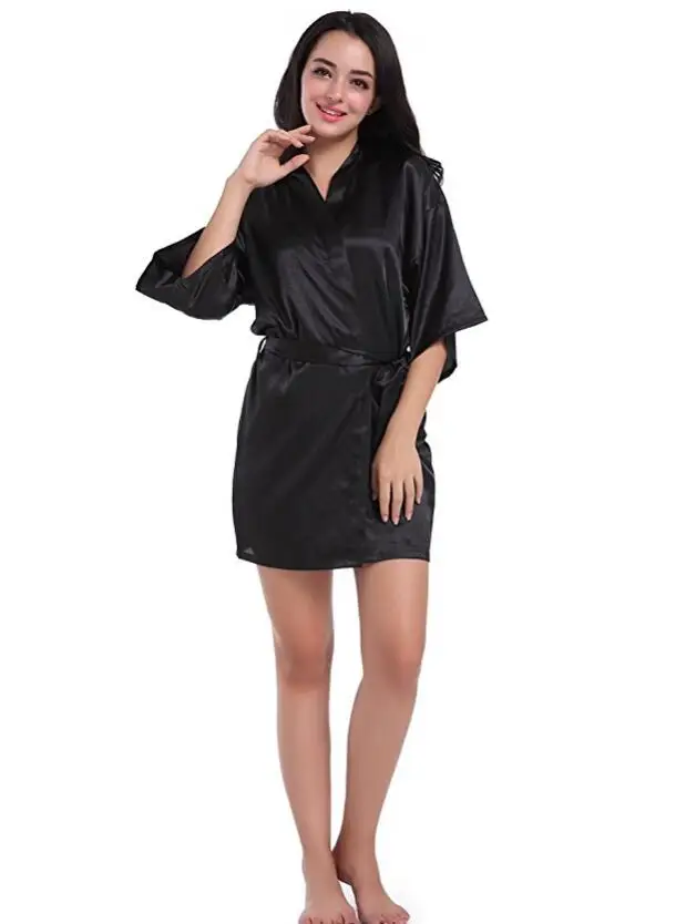 Bridesmaid Robe women bathrobe robes Kimono Pajamas gowns women home robes clothes Silk white dress Terry bathrobe sleepwear