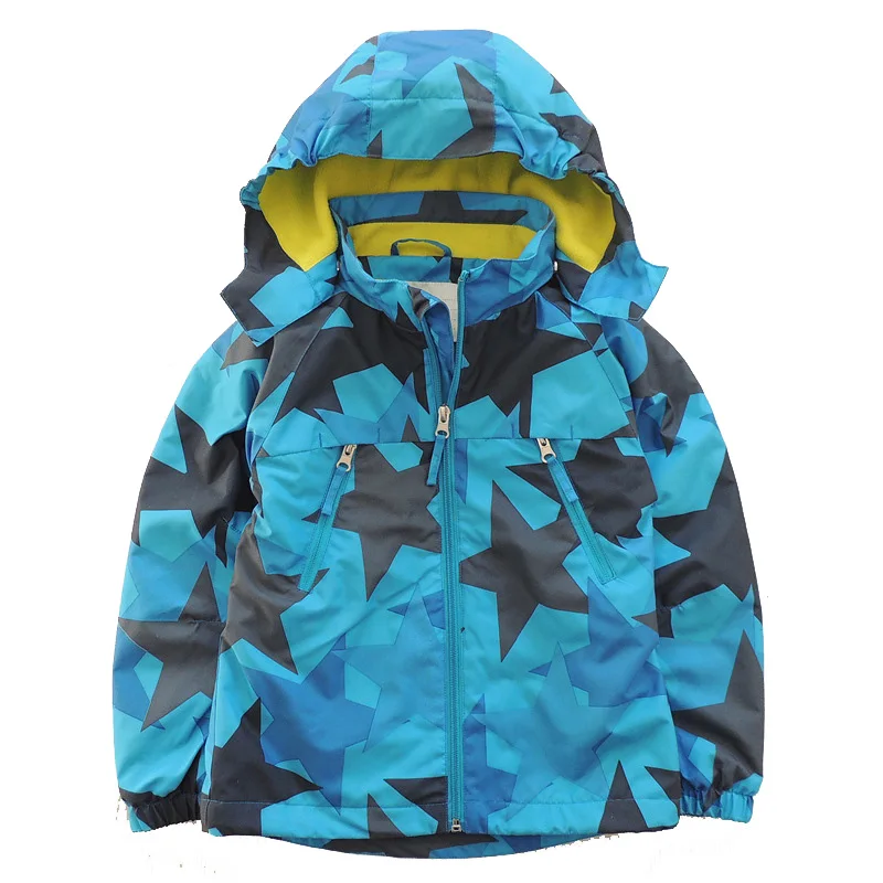 spring/autumn windproof children/kids/boys girls jacket hooded kids trench coats s outerwear  w fleece lining, twin jackets