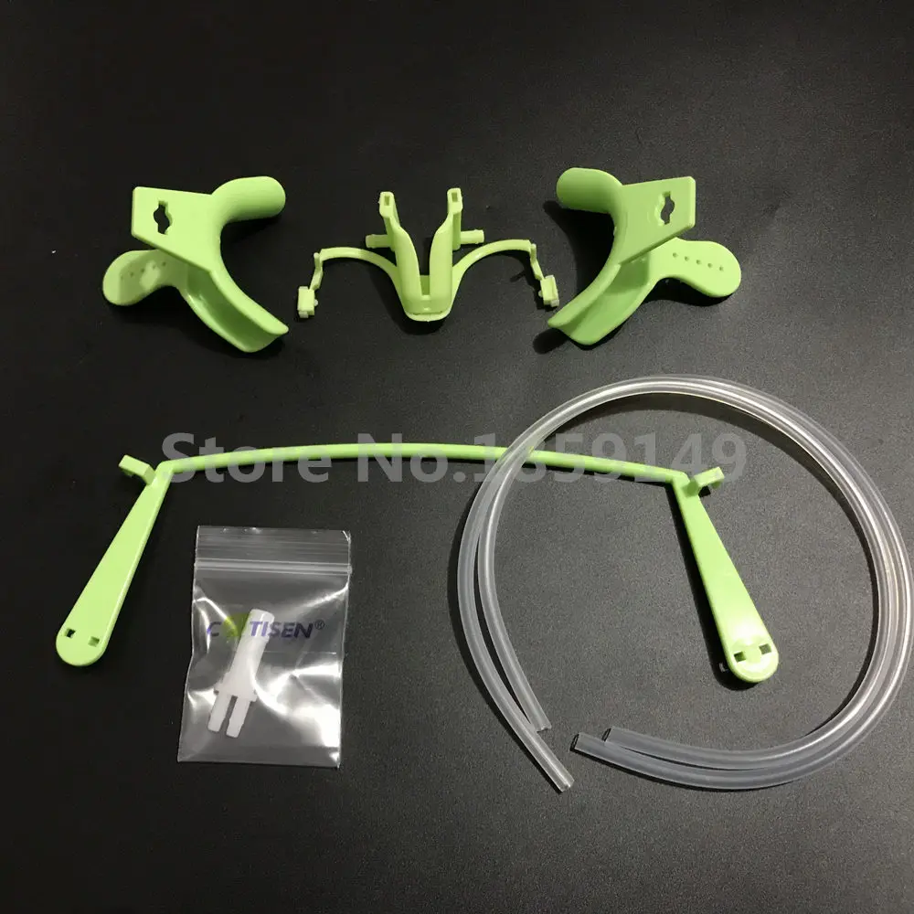 

Dental Oral Dry Field System Nola Retractor Lip Cheek Retractor and Mouth Opener with Suction System 1set