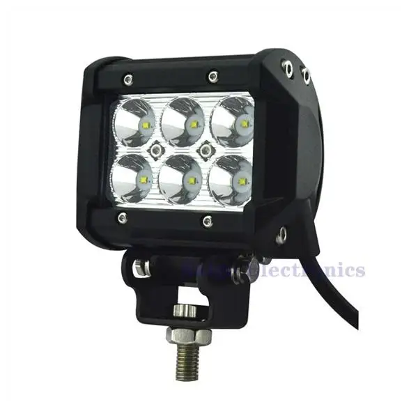 

CREE 18W 6pcs*3w 4 inch Offroad Light LED Light Bar 30 Degree Spot/Flood Beam Driving Lamp