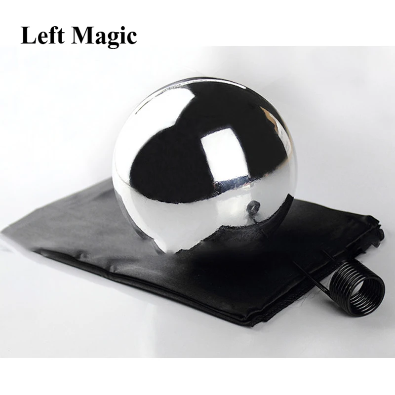 Zombie Ball With Foulard,Medium (Silver color ) Floating Magic Tricks Magician Stage Gimmick Illusion Fun G8220