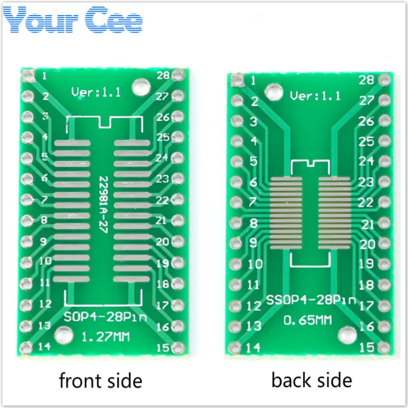 20 sztuk/2 szt. SOP28 do DIP28 Adapter konwerter płytka drukowana SMD do gniazda DIP Pin Pitch