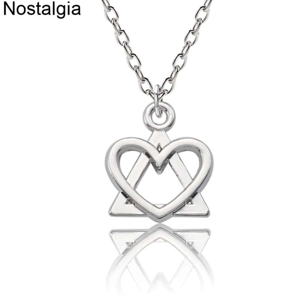 

Nostalgia AA Alcoholics Anonymous Triangle Circle Symbol Charm Necklace Mens Jewelry Trending