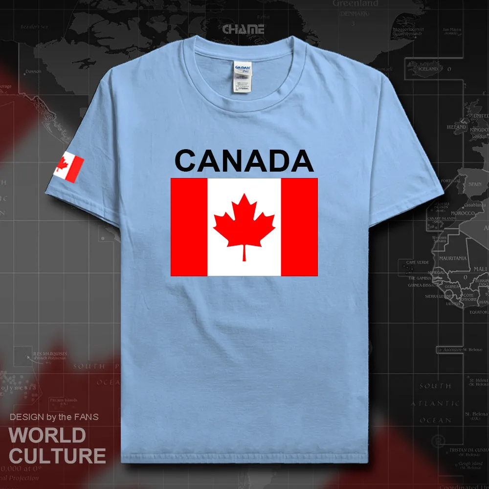 Canada Canadians t shirt men jerseys 2017 new t-shirts 100% cotton nation team fans sporting tops tees gyms clothing homme CA