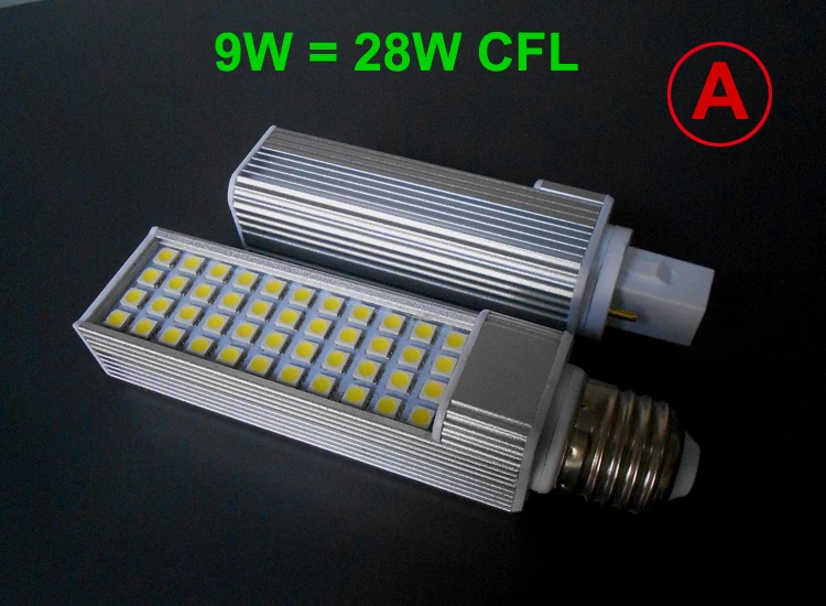 g24 led g24d-1 g24d-3 g24d-3 AC85-265V led pl bulb Lamp real power 5W 7W 9W 10W 11W 12W 13W 14W SMD5730 5050 2835 downlight bulb